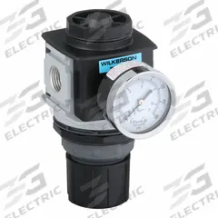WILKERSON Regulator: Aluminum, 1/2 in NPT, 233 scfm, 0 psig to 125 psig, 300 psig Max Op Pressure (MPN R28-04-F0G0B). Key specifications — attr111664: Yes; attr111400: 28; attr111627: WILKERSON.