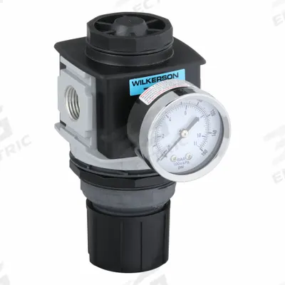WILKERSON Regulator: Aluminum, 1/2 in NPT, 233 scfm, 0 psig to 125 psig - Wilkerson FRL Air Regulators