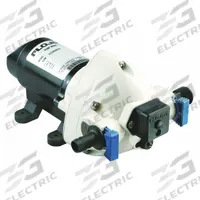 FLOJET Booster Pump: 120V AC, 3.5 gpm Flow Rate (Max), 1/2 in Barbed, 1/2 in Barbed, Polypropylene (MPN 03626049C). Key specifications — Brand: FLOJET.