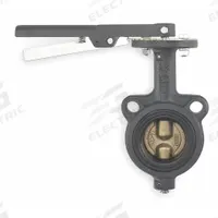 MILWAUKEE VALVE Butterfly Valve: 3 in Pipe Size, Concentric, 200 psi Max. Pressure (CWP), Wafer, FKM (MPN MW222V 3). Key specifications — Brand: MILWAUKEE VALVE; Handle Type: Lever; Disc Material: Ductile Iron.