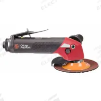 CHICAGO PNEUMATIC Air Disc Sander: 7 in Pad, Threaded Shank, Light Duty, 2.4 hp, 42 cfm, Non-Vacuum (MPN CP3650-085AB). Key specifications — attr1320237: CHICAGO PNEUMATIC; attr1320246: Rear.