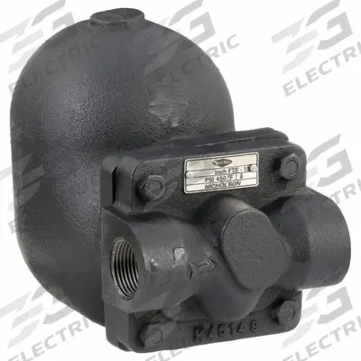 NICHOLSON Steam Trap: Cast Iron, 1 in FNPT, 4,100 lb/hr, 145 psi Max., 450°F Max. - Cast Iron In-line Float & Thermostatic Steam Traps