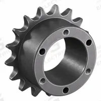 TRITAN Sprocket: For 50 Chain, 17 Teeth, 3.401 in Pitch Dia, 3.72 in Outside Dia, Steel (MPN 50SH17H). Key specifications — Brand: TRITAN; Required Bushing Series: SH.