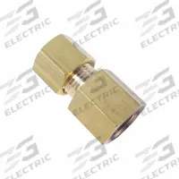 PARKER Compression Fitting Coupling: 1/4 in Pipe x 10 mm OD Fitting Size, BSPP x Compression, Brass (MPN 0114 10 13). Key specifications — Brand: PARKER.