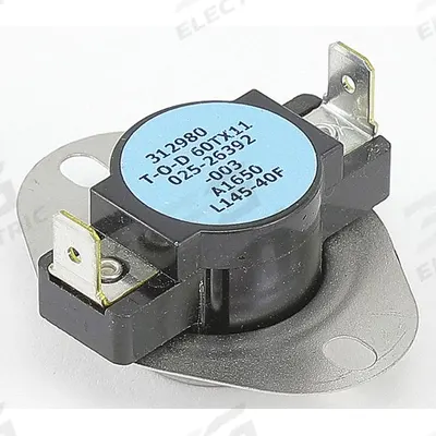 YORK Limit Switch: Mfr Part # S1-025-26392-003 - Replacement HVACR Controls, Switches & Thermostats