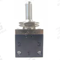 PNEUMADYNE INC Manual Air Control Valve: Three-Way / Three-Position, 1/8 in Female NPT, Toggle (MPN C042503). Key specifications — attr1092139: Aluminum; attr1092167: Detent.