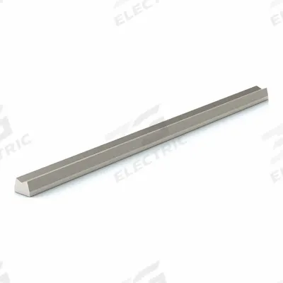PBC LINEAR Linear Shaft Support Rail: 50 mm Shaft Dia, 1,200 mm Lg, Unfinished - Low Profile Linear Shaft Support Rails