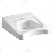 KOHLER Bathroom Sink: Morningside™, White, Vitreous China, 27 in Overall Lg, 20 in Overall Wd (MPN K-12638-0). Key specifications — Series: Morningside™; Color: White; Brand: KOHLER; Sink Type: Bathroom; Material: Vitreous China; Sink Material: Ceramic.