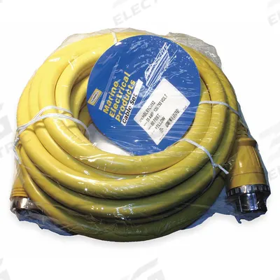 HUBBELL WIRING DEVICE-KELLEMS Extension Cord: Outdoor Use, 50 ft Lg, Outlet, L15-50P, 6/4 - Outdoor Extension Cords with Single Outlet