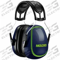 MOLDEX Earmuffs: Over-the-Head Earmuff, Passive, 27 dB NRR, Foldable, Foam, Black (MPN 6120). Key specifications — attr114053: Foldable; attr114052: No; attr114029: Foam; attr114048: MX-5; attr114038: Black; attr114033: Soft Cushion-Ribbed Headband; attr114009: MOLDEX; attr114274: Passive.