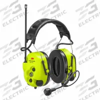 3M PELTOR LiteCom Plus Headset MT73H7A4610NA: Over-the-Head Earmuff, 27 dB NRR, Headset to Headset. Key specifications — Cup Color: Yellow; Intrinsically Safe: No; Connection Type: Headset to Headset; Compatible with Series: Universal; Two-Way Radio Communication Type - MERCH: Listen and Talk; Includes: Cable; Brand: 3M PELTOR; Foldable: No.