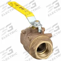 APOLLO Manual Two-Way Ball Valve: 1 1/2 in, Bronze, Straight, Female SAE x Female SAE, Full Port (MPN 7790701). Key specifications — Brand: APOLLO; Handle: Lever.