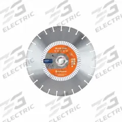 HUSQVARNA Diamond Saw Blade: Concrete/Granite, 14 in Blade Dia., 1 in Arbor Size, Wet, For Flat Saw (MPN 542751033). Key specifications — attr1097734: Wet; attr1097738: Flat Saw; attr1097751: HUSQVARNA.