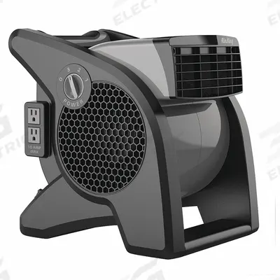 AIR KING Centrifugal Blower: 350 cfm, 1/16 hp, Pivoting Frame, 120V AC, 3 Speeds - Portable Blowers