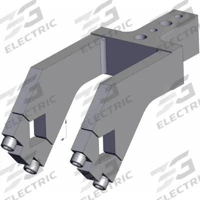 SMC Cylinder Arm: Mfr Part # CKZT50-A015CS, Fits 50 mm Bore Dia, CKZT - Accessories for Compact Power Clamp Cylinders