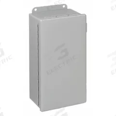 HOFFMAN Enclosure: Steel, 16 in x 14 in x 10 in, NEMA 12/13, Solid Cover, Hinged (MPN A161410CH). Key specifications — Brand: HOFFMAN; Closure Method: Clamps; Knockouts: Not Included.