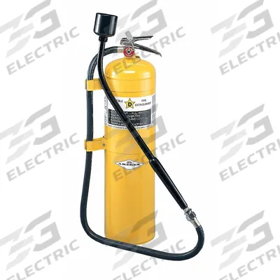 AMEREX Fire Extinguisher: 30 lb Extinguisher Capacity, D - Class D Fire Extinguishers