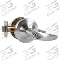 SCHLAGE Door Lockset: Privacy Lever Locksets, Chrome, ADA Compliant (MPN ND40S OME 626). Key specifications — Ligature Resistance: Not Ligature-Resistant; Brand: SCHLAGE; Lockset Function ANSI Code: F76; Visual Indicator Message: No Message; Lockset Style: ND Omega; ADA Compliant: Yes; Finish: Satin Chromium-Plated : Cast Zinc.