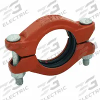 GRUVLOK Clamp Coupling: 8 in x 8 in, EPDM Seal, 800 psi, Ductile Iron, Grooved x Grooved x Grooved (MPN 0390113410). Key specifications — Maximum Operating Pressure: 800 psi; Brand: GRUVLOK.