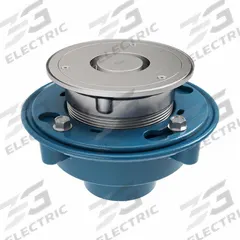 ZURN Floor Drain: Round, Cast Iron, 8 3/8 in Overall Dia, 7 1/8 in Overall Ht, Radial, LD (MPN ZN415-2NL-6H-LR). Key specifications — Brand: ZURN; Includes: Clamp Device; Connection Type: Push On.