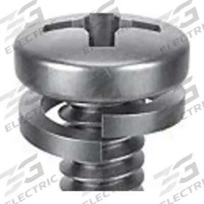 SEMS Screw: Split Lock, #6-32 Thread Size, 7/16 in Lg, Stainless Steel, Passivated - Machine Screws with Split Lock Washers