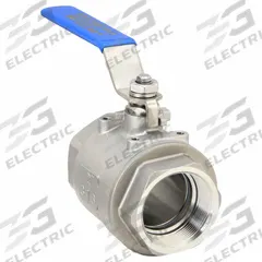 APPROVED VENDOR Manual Two-Way Ball Valve: 2 in, 316 Stainless Steel, Straight Valve Body, Two-Piece (MPN G-SSV-200NLH). Key specifications — Brand: APPROVED VENDOR; Handle: Lever.
