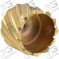 SLUGGER BY FEIN Annular Cutter: 1 3/4 in Cutter Dia, 1 in Max Cutting Dp, TiN, High Speed Steel (MPN 63134444107). Key specifications — attr253884: No; attr253885: TiN; attr253886: High Speed Steel; attr253887: Weldon Flat; attr253888: Fractional Inch; attr277149: SLUGGER BY FEIN.