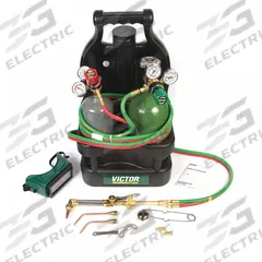 VICTOR Gas Welding Outfit: Acetylene, CGA 200 (MPN 0384-0948). Key specifications — Regulator CGA Number (Fuel): CGA 200; Manufacturer Part Number: 0384-0948; Brand: VICTOR.