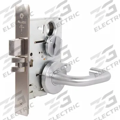 FALCON LOCK Door Lockset: Privacy Lever Locksets, Chrome