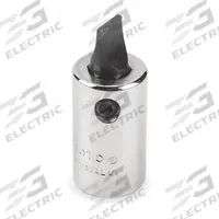PROTO Socket Bit: 1/4 in Drive Size, Slotted Tip, 1/4 in Tip Size, 1 3/16 in Overall Lg, SAE (MPN J4743). Key specifications — attr1213360: Fixed Insert; attr1213362: PROTO.