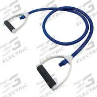 CHAMPION SPORTS Exercise Resistance Band: Blue, 90 lb Resist Wt Equivalent, 12 in Overall Lg (MPN xt9). Key specifications — attr1007531: Elastic; attr1007525: Blue; attr1007527: Plastic.