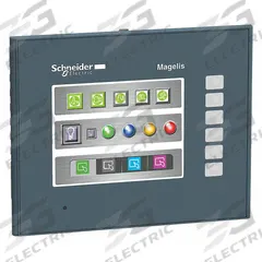 SCHNEIDER ELECTRIC Touch Panel: TFT Color LCD, 3.5 in Display Screen Size, 24V DC, Resistive (MPN HMIGTO1310). Key specifications — attr1075199: 24V DC.