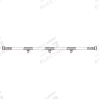 METRO Stackable Shelf Ledge: 3 7/8 in x 1 5/16 in, Front to Back, 1 Dividers/Ledges - Ledges for Plastic Shelving