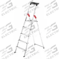 HAILO Platform Stepladder: 6 ft Ladder Size, Aluminum, 330 lb Load Capacity, 16 lb Wt (MPN 8160-507). Key specifications — Brand: HAILO; Included Features: Plastic Top with Storage.