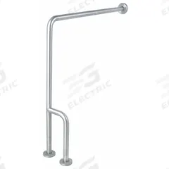 APPROVED VENDOR Floor to Wall Grab Bar: Angled, 30 in Lg, 1 1/2 in Dia, Stainless Steel, Satin (MPN 4WMG8). Key specifications — Brand: APPROVED VENDOR; Mount Orientation: Right-Hand.