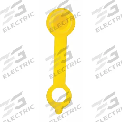 WESTWARD Grease Fitting Caps: Yellow - Dust Caps for Grease Fittings