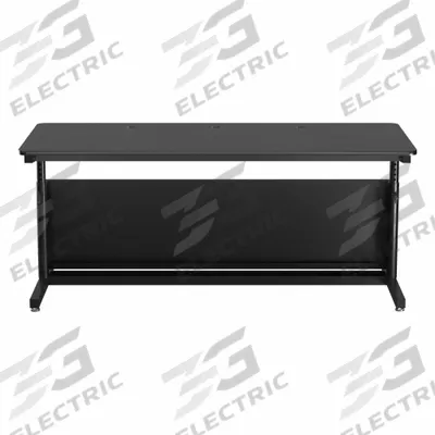 VERSADESK Standing Desk: Black, Wood, 72 in Overall Wd, 30 in Overall Dp - Manual Adjustable-Height Desks