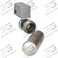 TELEMECANIQUE SENSORS Liquid Level Switch: Close On Rise, DPST-2NC, Steel (MPN 9037HG33). Key specifications — Brand: TELEMECANIQUE SENSORS; Electrical Connection Type: Screw Clamp; Float Rod Angle: 45°; Minimum Media Specific Gravity: 0.85.