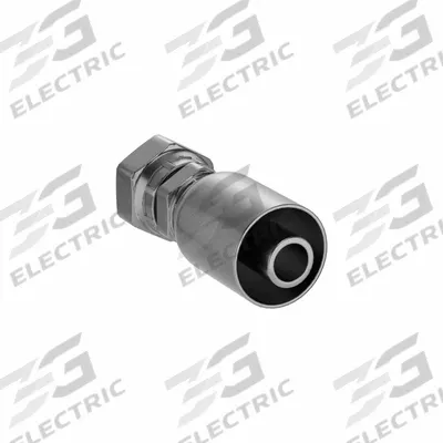 Parker Hydraulic Crimp Fitting: Steel x Steel, Straight, -12 For Hose Dash Size - Parker Crimp Hydraulic Hose Fittings with ORS Connection