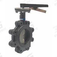 MILWAUKEE VALVE Butterfly Valve: 4 in Pipe Size, Concentric, 200 psi Max. Pressure (CWP), Lug, Lever (MPN ML232B). Key specifications — Brand: MILWAUKEE VALVE; Handle Type: Lever; Disc Material: Ductile Iron.