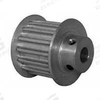 DAYTON Timing Pulley: Curvilinear, Fixed, For 15 mm Belt Wd, 15 Teeth, 5 mm Pitch, Aluminum (MPN 15-5M15M6FA6). Key specifications — Brand: DAYTON; Finish: Clear Anodized; For Belt Series: Powerhouse®.