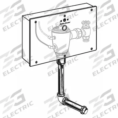 AMERICAN STANDARD Automatic Flush Valve: Selectronic, 0.5 gpf Gallons per Flush, Battery - Urinal Automatic Flush Valves