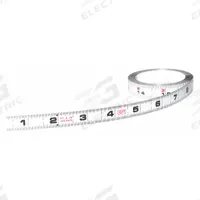 US TAPE Adhesive Backed Tape Measure: SAE, Inch, Decimal, Left to Right, 1/2 in Overall Wd, Feet (MPN 50006). Key specifications — attr940004: Steel; attr940001: Feet; attr940000: 1/16 in; attr934747: US TAPE.