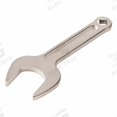 TEKTON Open End Wrench: Chromium Molybdenum Steel, Satin, 1 3/8 in Head Size - SAE, Single End, Open End Service Wrenches
