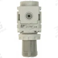 SMC Regulator: Die-Cast Zinc, 1/4 in NPT, 7.251887 psi to 123.2821 psi, 1 MPa Max Op Pressure, Knob (MPN AR20-N02H-Z-D). Key specifications — attr111664: No; attr111400: AR-D; attr111627: SMC.