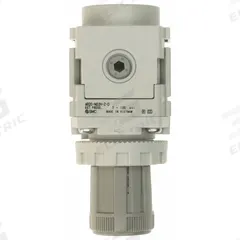 SMC Regulator: Die-Cast Zinc, 1/4 in NPT, 7.251887 psi to 123.2821 psi, 1 MPa Max Op Pressure, Knob (MPN AR20-N02H-Z-D). Key specifications — attr111664: No; attr111400: AR-D; attr111627: SMC.