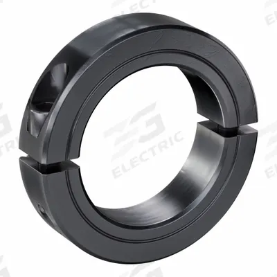 RULAND MANUFACTURING Shaft Collar: 2-Piece, Inch, Round, Clamp-On, 2 in Bore Dia - Steel Shaft Collars
