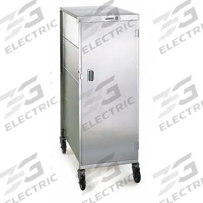 LAKESIDE Meal Delivery Cart: 16 Trays, Pass-Through, 2 Doors, Stainless Steel - Pass-Through Stainless Steel Delivery Carts