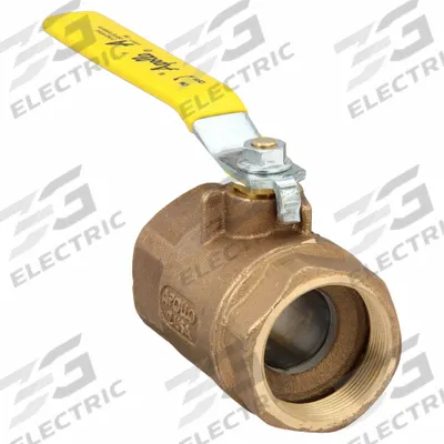 APOLLO Manual Two-Way Ball Valve: 2 in, Bronze, Straight, FNPT x FNPT - Bronze Ball Valves with Drain