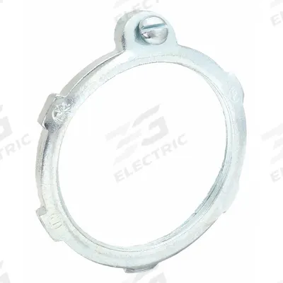 RACO Grounding LockNut for Threaded RMC/IMC: 4 in Trade Size, Steel, Zinc Plated - Grounding Locknuts for Threaded Conduit (RMC/IMC)